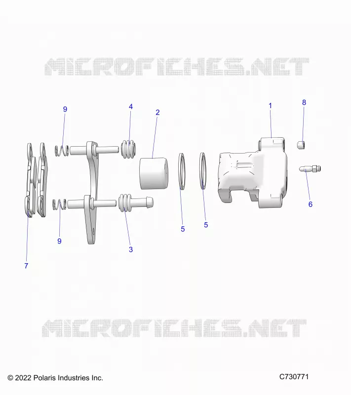 FRONT BRAKE CALIPER