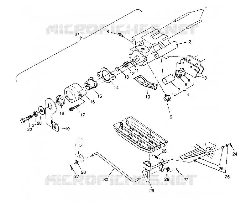 REAR BRAKE 2X4 400L W947540 (4926752675B014)