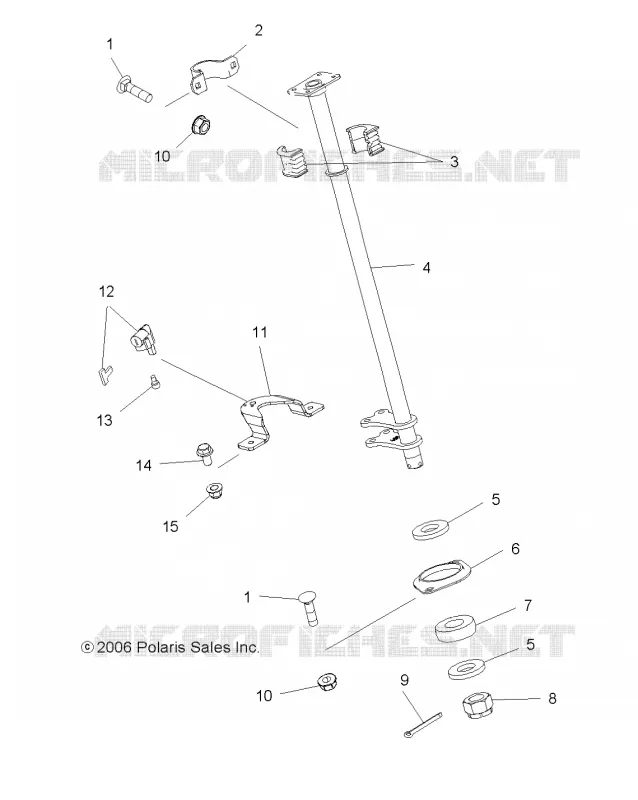 STEERING POST     LOCK