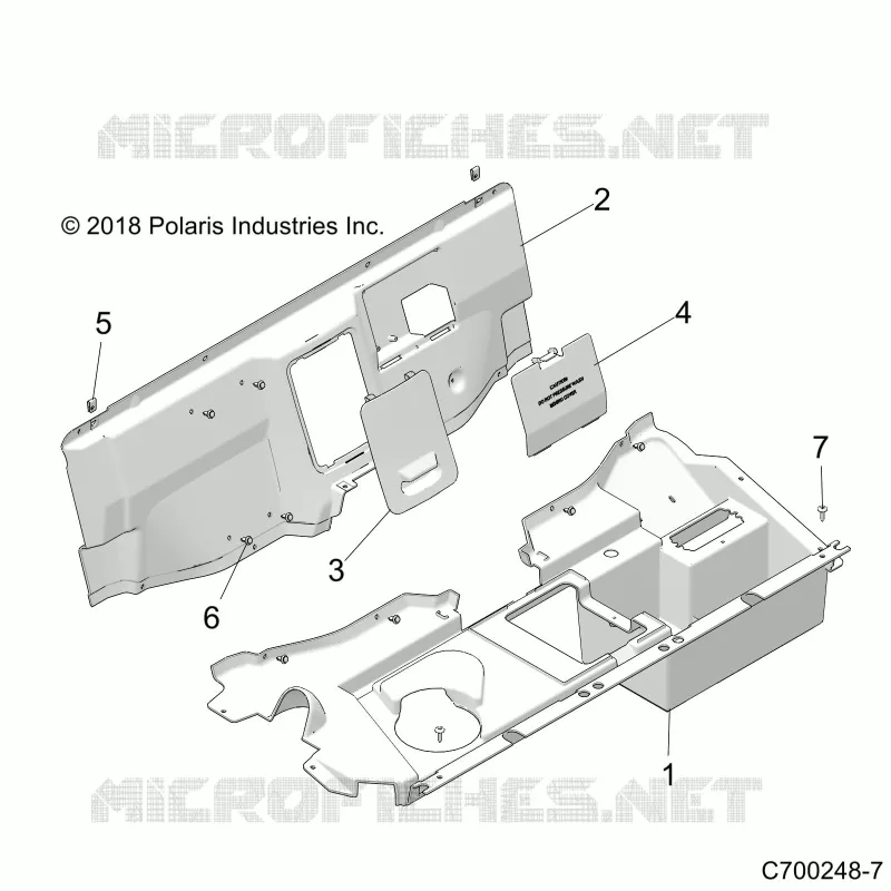 REAR BODYWORK CLOSEOFF -Z23N4V99AL/BL/AR/BR (C700248-7)
