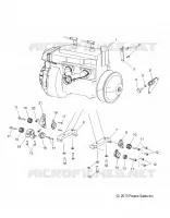 ENGINE, MOUNTING -S17CEF5BSL (49SNOWENGINEMOUNT14550)