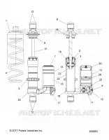 SUSPENSION, FRONT SHOCK TRACK (ADVENTURE, XC)