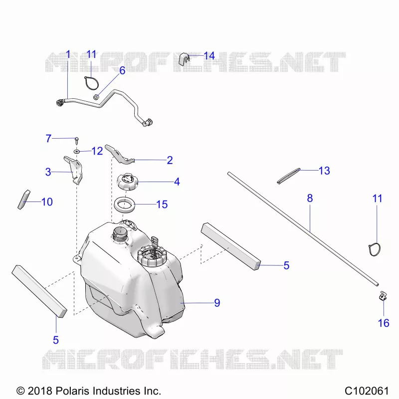 FUEL SYSTEM, FUEL TANK ASM.