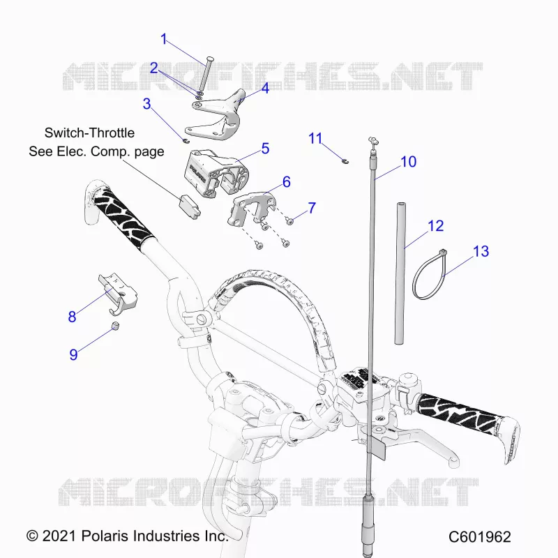 ENGINE, THROTTLE CONTROL ASM.