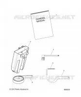TOOLS, BELT HOLDER, TOOLS, AND OWNERS MANUAL