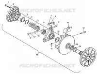 DRIVE CLUTCH XCF 0971643 (4938613861B013)