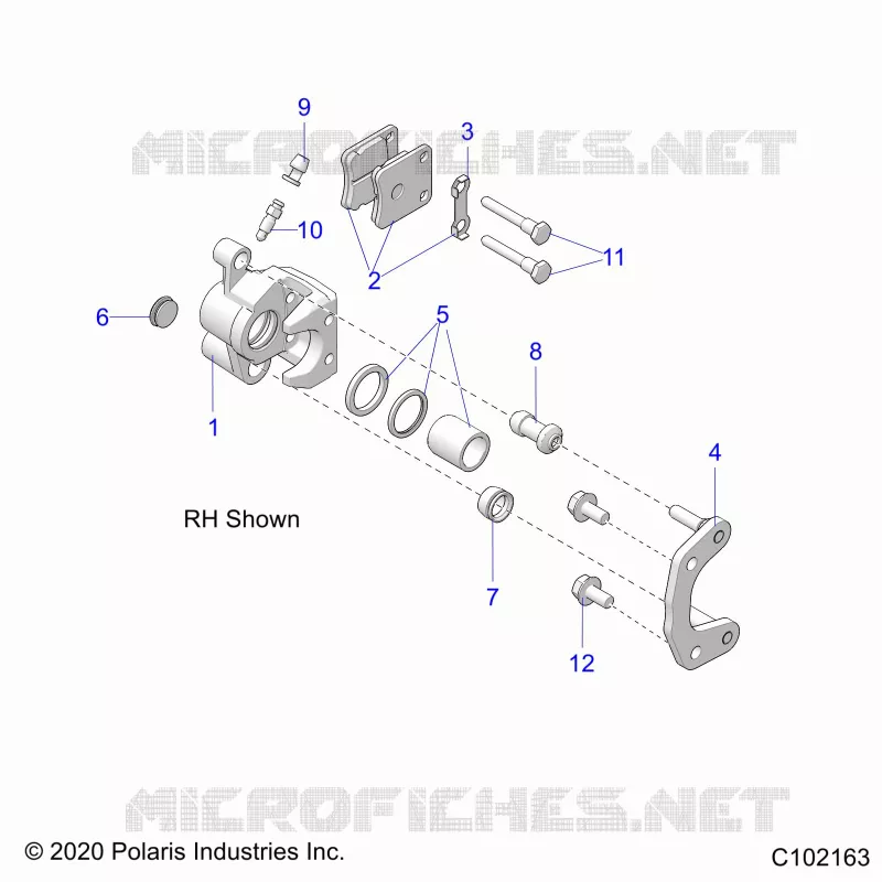 BRAKES, FRONT BRAKE CALIPERS