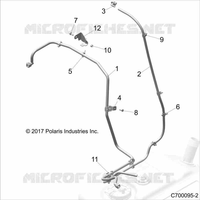 BODY, FUEL LINE