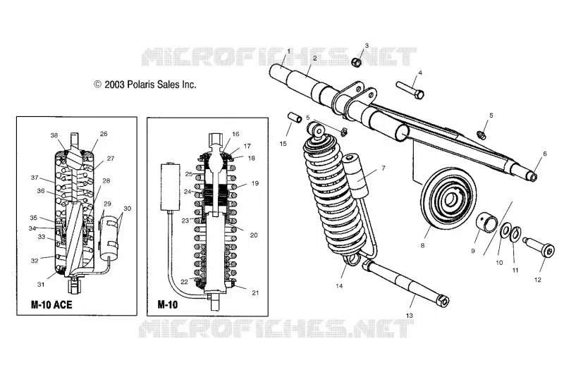 REAR TORQUE ARM (M-10)