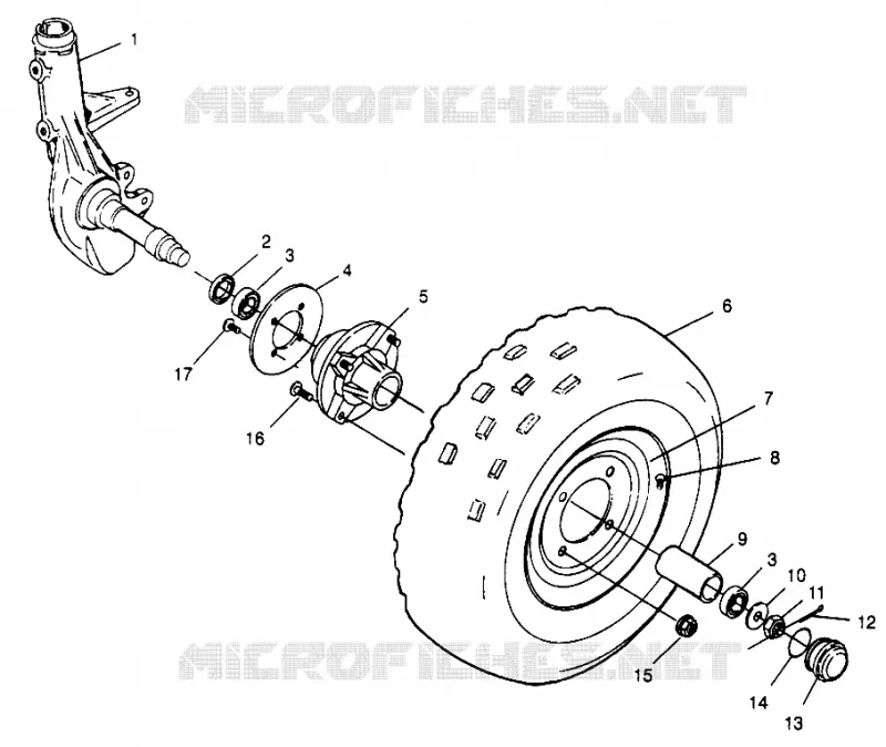 FRONT WHEEL XPRESS 300 W969540 AND XPRESS 400 W969540 (4935923592B008)