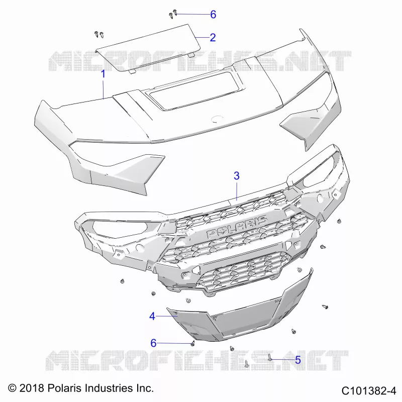 HOOD AND FRONT FASCIA