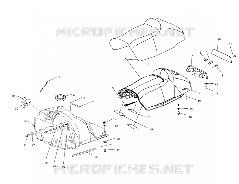 SEAT   GAS TANK