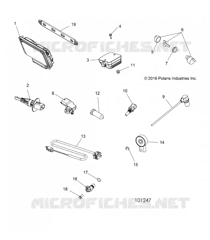 SWITCHES, SENSORS, ECU AND CONTROL MODULES