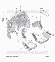 FLOOR PANELS, FRONT