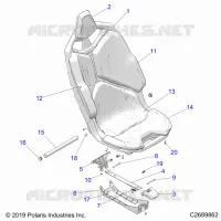 SEAT ASM., FRONT