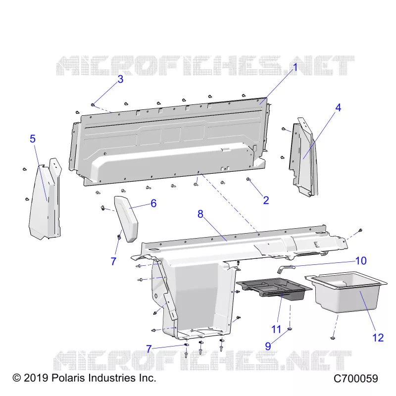 REAR CLOSEOFF AND FENDERS