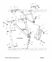 SUSPENSION, CONTROL ARMS, SPINDLE AND SHOCK MNTG