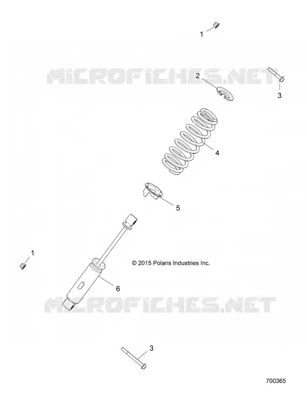 SUSPENSION, FRONT SHOCK MOUNTING