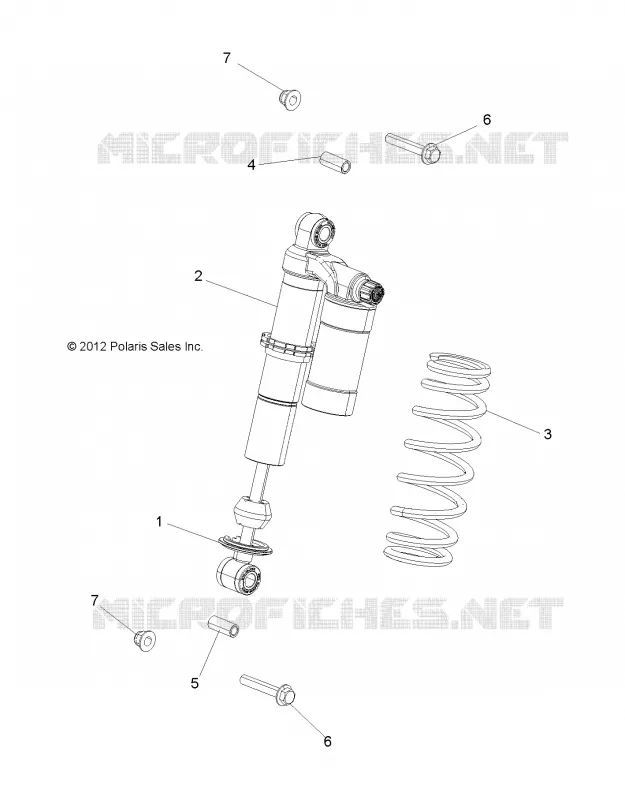 SUSPENSION, FRONT SHOCK, MOUNTING