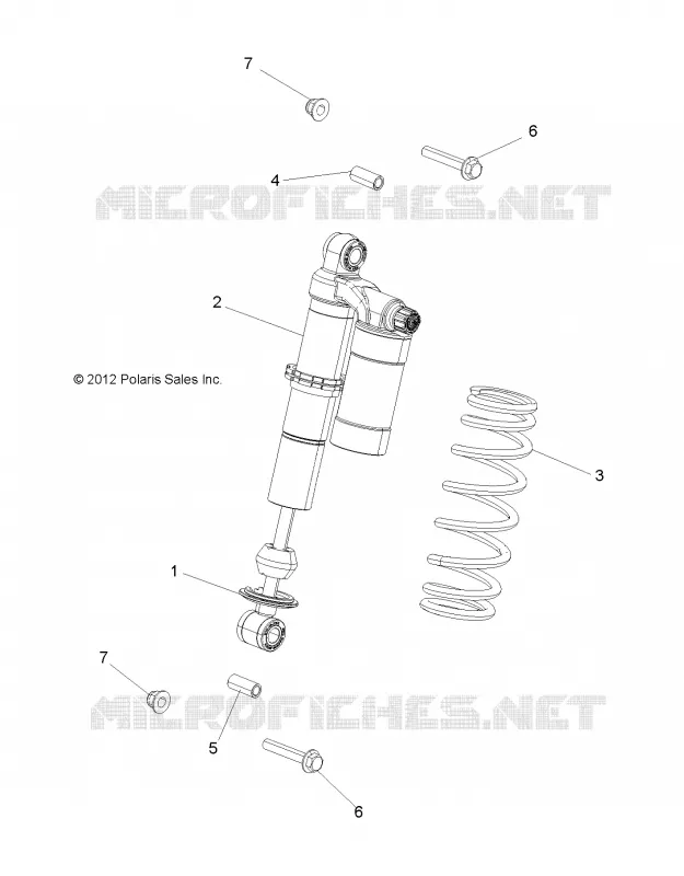SUSPENSION, FRONT SHOCK, MOUNTING