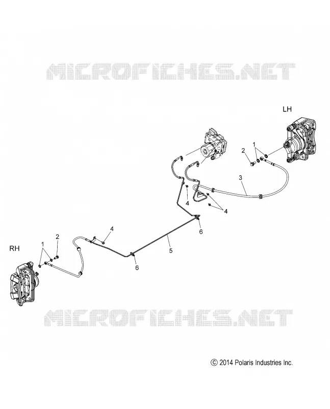 FRONT BRAKE BRAKE LINE