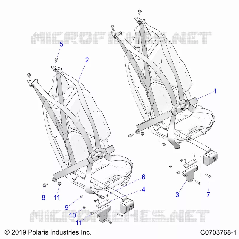 SEAT BELT MOUNTING