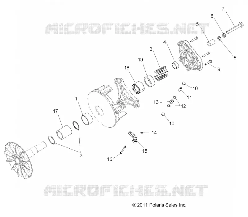 DRIVE TRAIN, PRIMARY CLUTCH