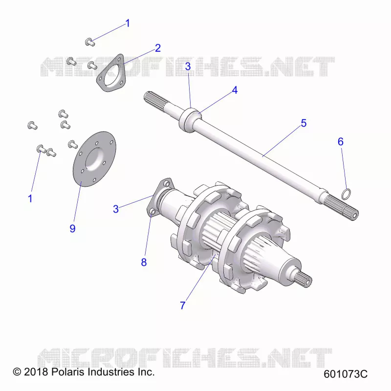 DRIVE TRAIN, JACKSHAFT AND DRIVE SHAFT