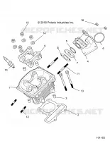 ENGINE, CYLINDER HEAD ASM.