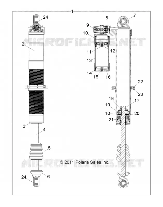FRONT SUSPENSION SHOCK