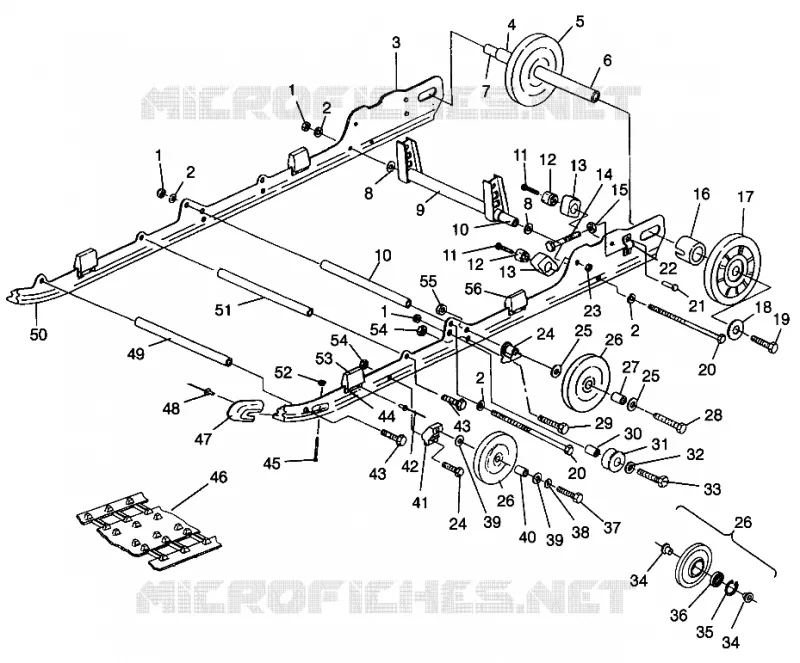 SUSPENSION 500 CARB 0962764 (4931873187B013)