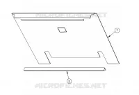REAR PANEL WITH LATCH