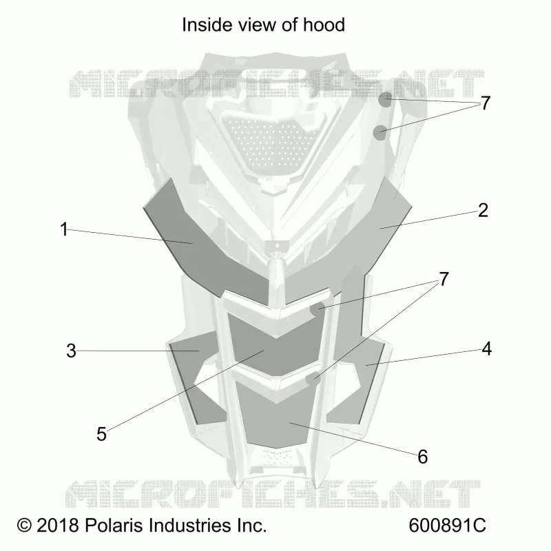 HOOD FOAM/FIBER