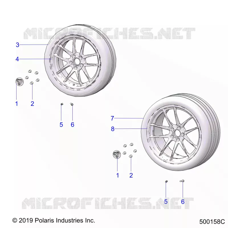 FRONT WHEEL AND REAR (R MODELS)