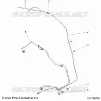 FUEL SYSTEM, LINES, STD.