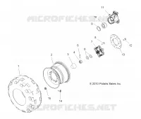 WHEELS, REAR TIRE AND BRAKE DISC