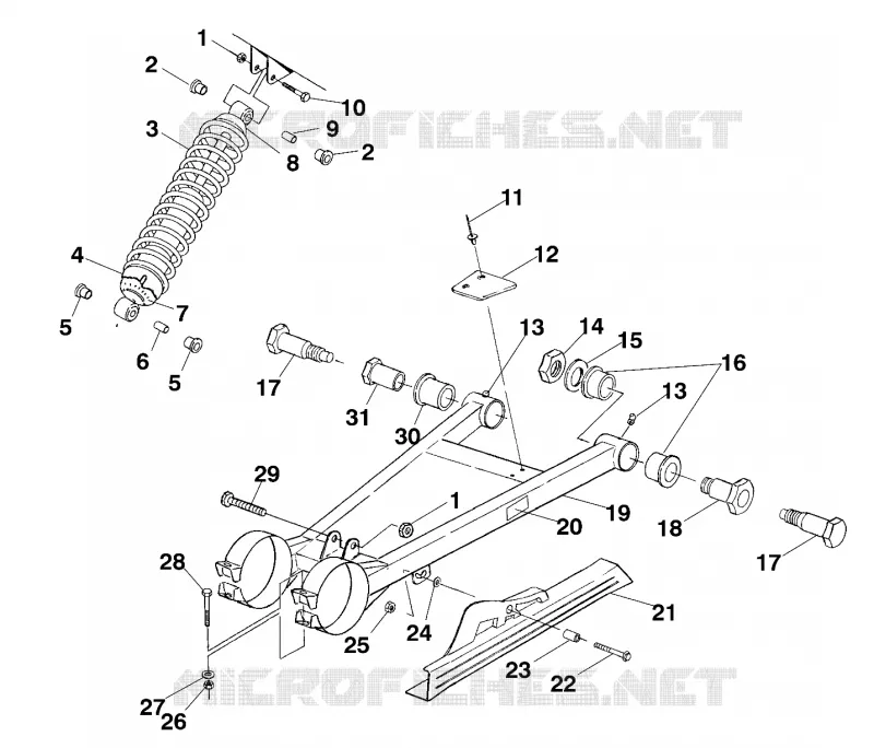 SWING ARM   SHOCK