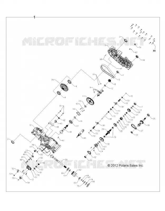 DRIVE TRAIN, MAIN GEARCASE