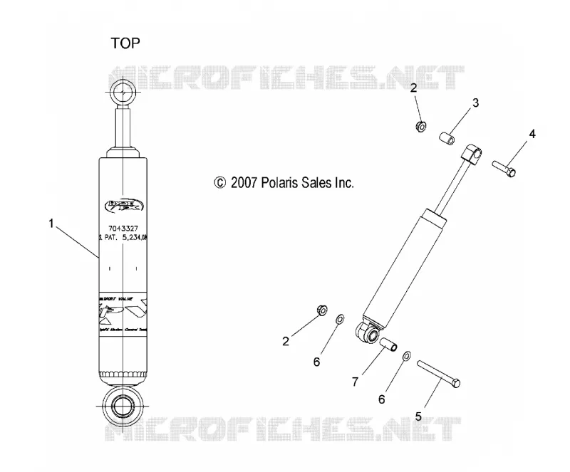 REAR TRACK SHOCK (7043327)