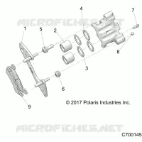 BRAKES, REAR CALIPER