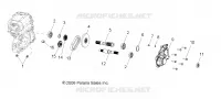 DRIVE TRAIN, MAIN GEARCASE OUTPUT SHAFT