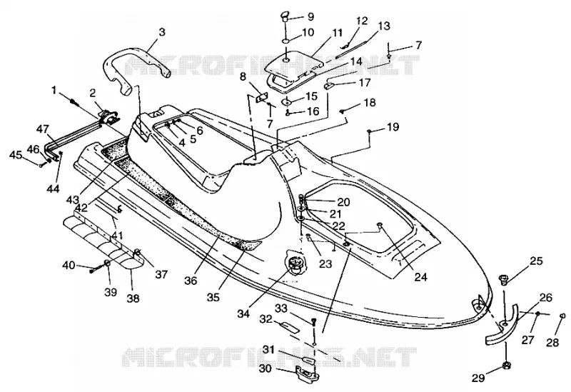 HULL   BODY SLTX B974590 and INTL. SLTX I974590 (4941214121A005)