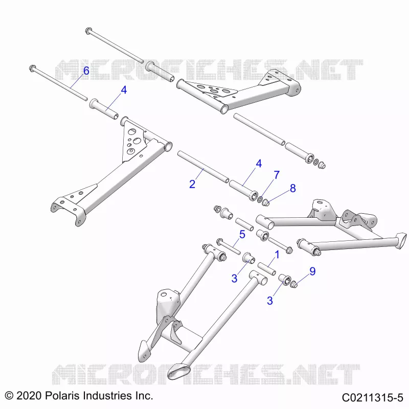 REAR SUSPENSION CONTROL ARM MOUNTING