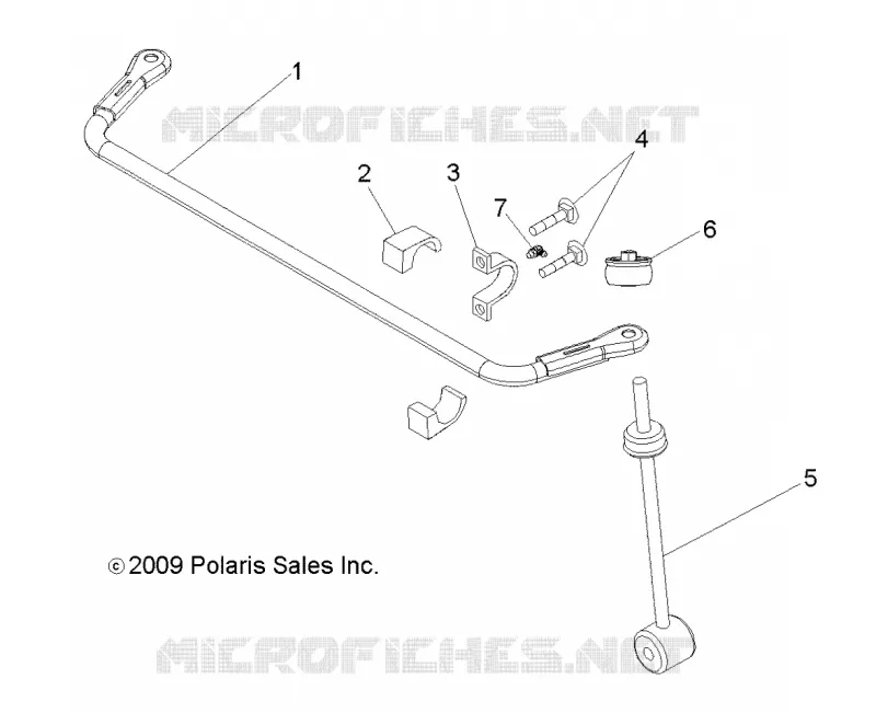 SUSPENSION, REAR STABILIZER BAR