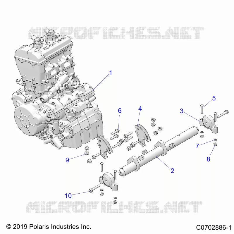 ENGINE, MOUNTING