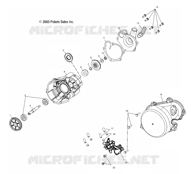 WATER PUMP/OIL PUMP (700)