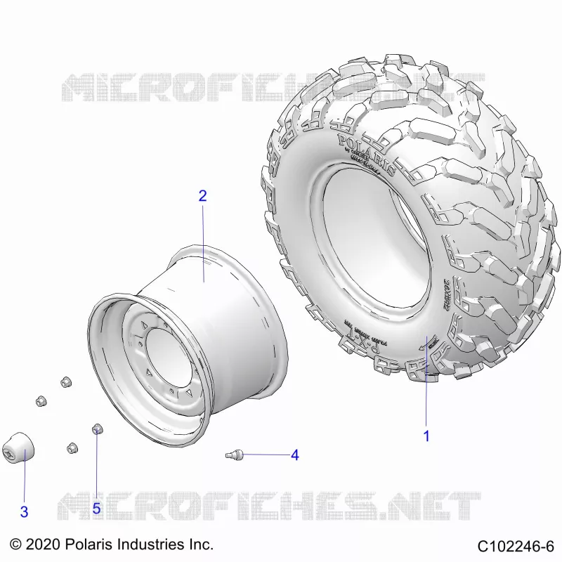 WHEELS, REAR TIRE