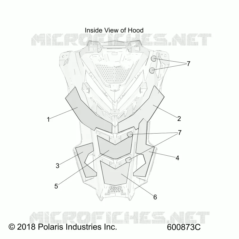 HOOD FOAM/FIBER