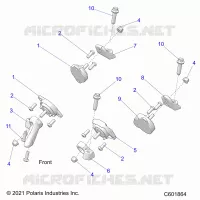 ENGINE, MOUNTING & LONG BLOCK