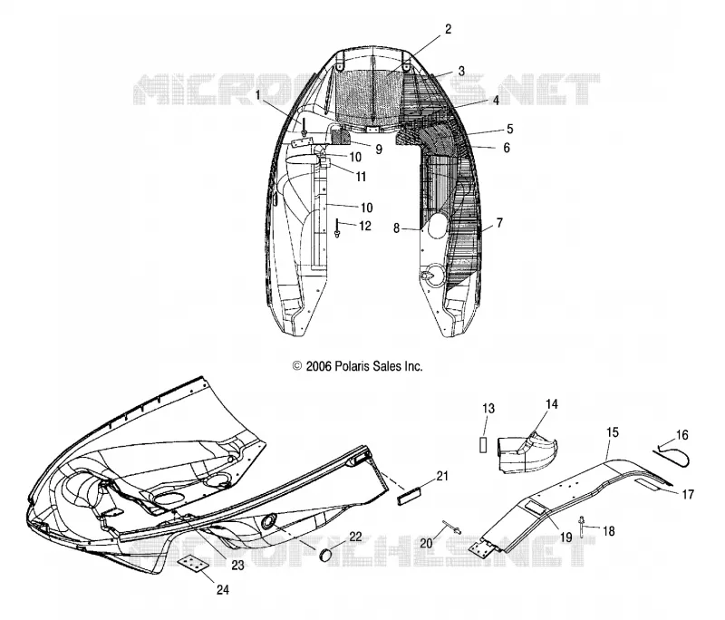 NOSEPAN, FOIL AND CLUTCH GUARD
